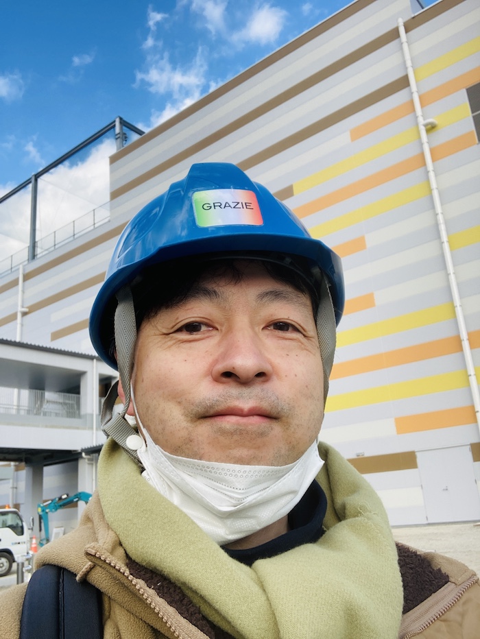 気合いヘルメットをかぶって!!