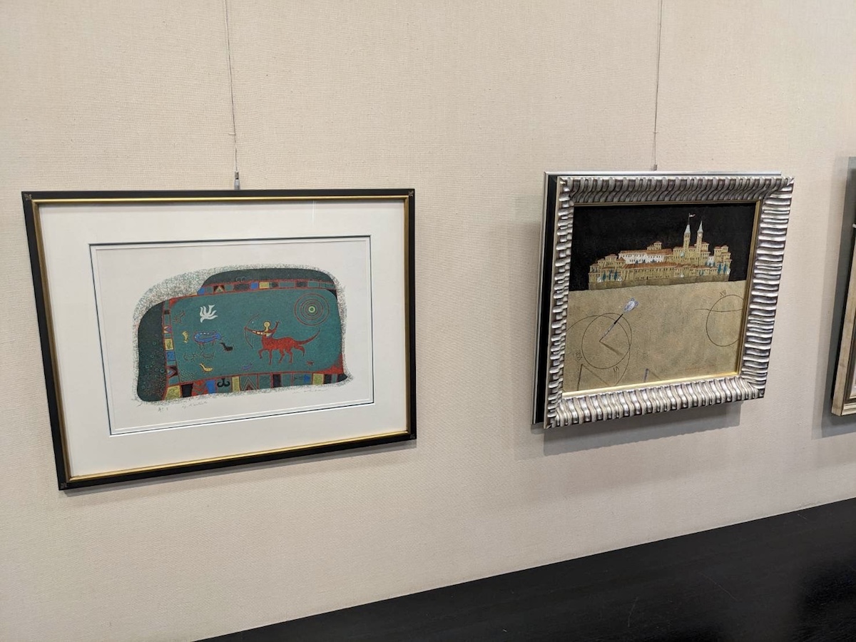 小倉で二人展の会場風景! 『大場正男・日賀野兼一 二人展』
